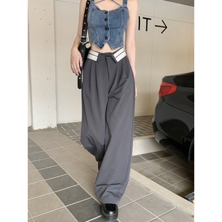 Quần vải suông cạp bẻ size S