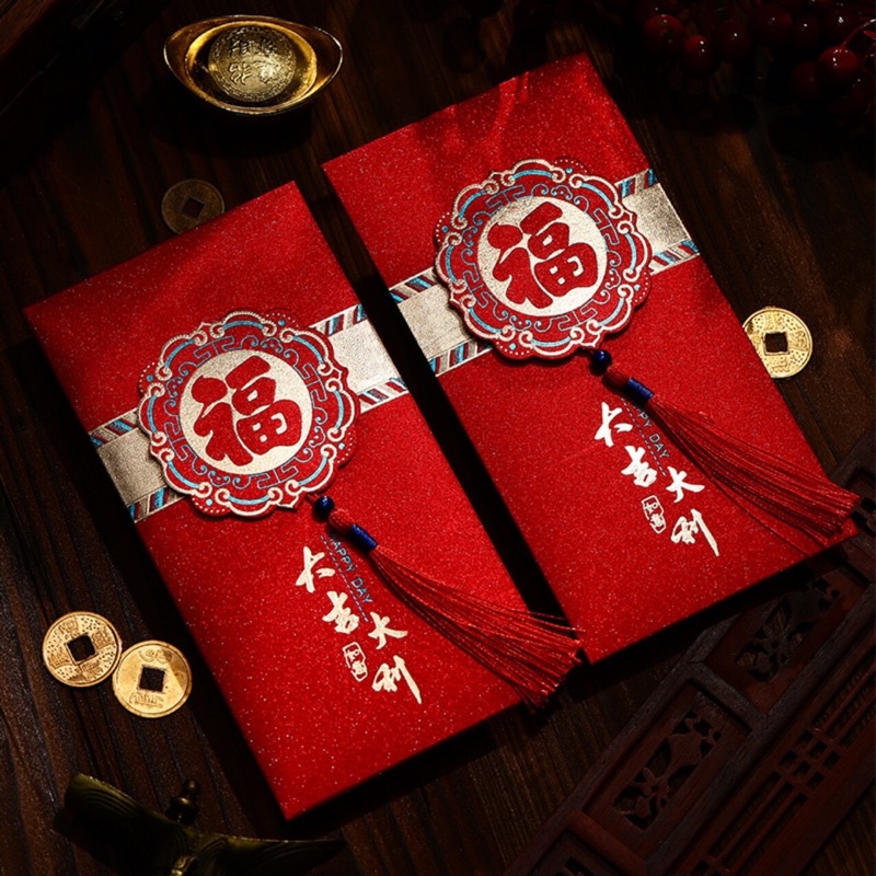 Bao Lì Xì Tết Quý Mão 2023 họa tiết Thỏ 5D Đẹp Độc Lạ