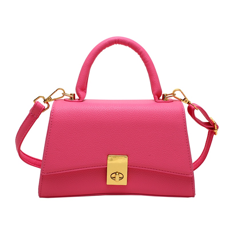 IELGY Túi Đeo Chéo Màu Sắc Trơn Phong Cách Đường Phố Cho Nữ