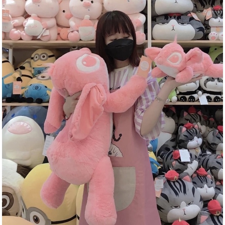 Gấu bông stitch tím pastel mộng mơ cực xinh, stich tím nhồi bông