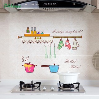 90cm x 60cm Decal dán bếp chống dầu mỡ