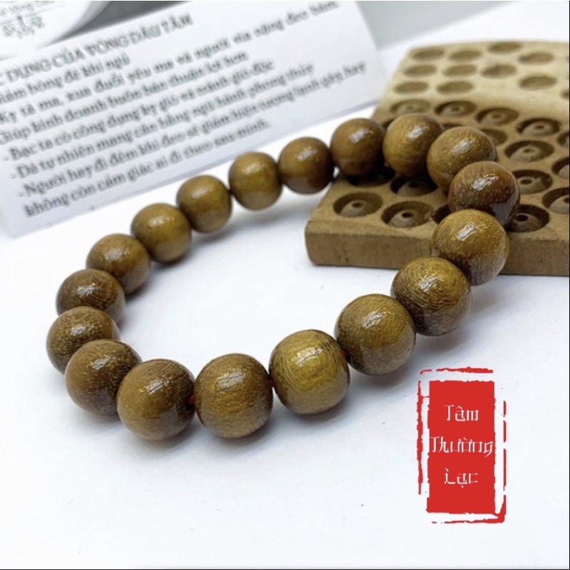 Vòng Dâu Tằm Dành Cho Người Lớn Giảm Bóng đè, Kỵ Người Vía Nặng, Giảm Vận Xui, Trừtà Tâm Thường Lạc (Có Hộp)