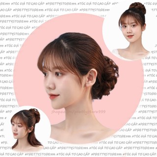 💕TÓC BÚI💕 TÓC BÚI KẸP DÁNG XOĂN
