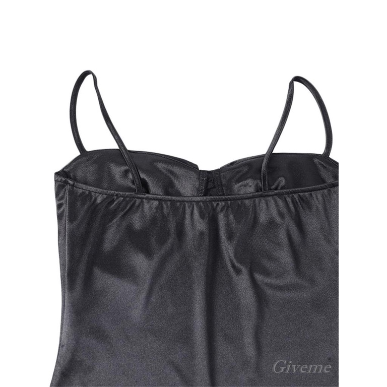 Áo Croptop Sát Nách Hở Lưng Chất Satin In Họa Tiết Hoa Thời Trang Mùa Hè Cho Nữ