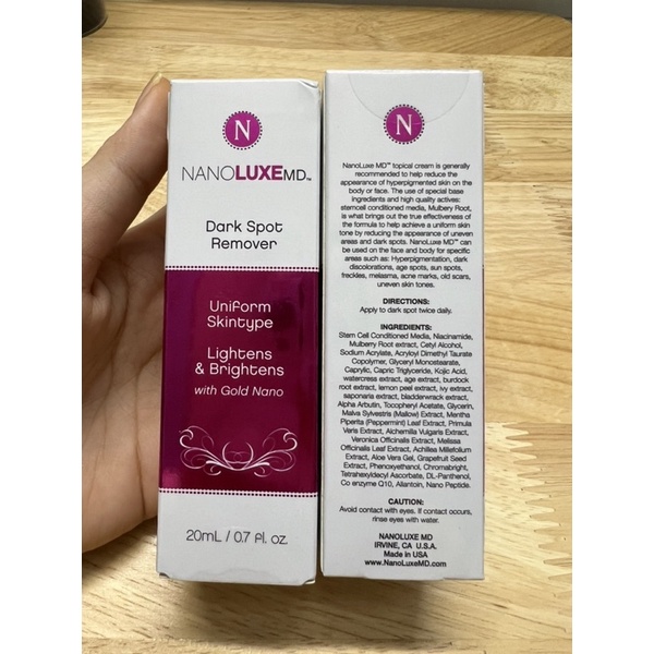 Nanoluxe MD Dark Spot Remover Serum – Tinh Chất Giảm Nám Da 20ml