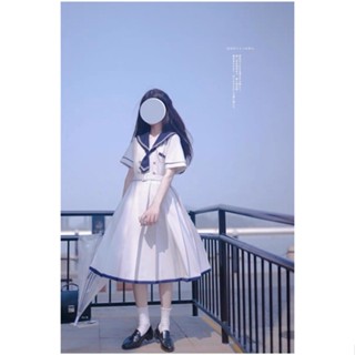 [HÀNG LOẠI 1 CÓ BIGSIZE] Váy/Đầm Lolita Thuỷ Thủ Chân Váy Xếp Ly - kèm ảnh thật