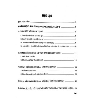 Sách : 101 Bài Văn Hay Lớp 8