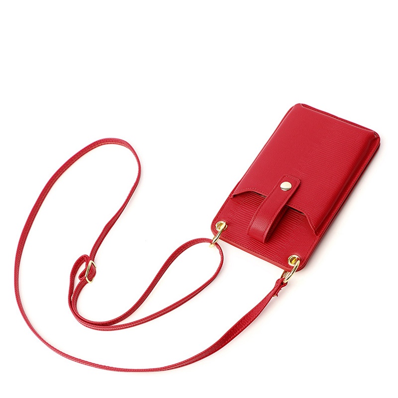 IELGY Túi Đựng Điện Thoại Di Động Có Khóa Tròn Lớn Phong Cách Hàn Quốc Đơn Giản Cho Nữ