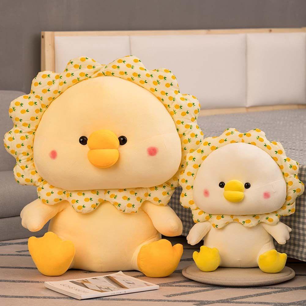 DARNELL Đồ chơi nhồi bông Hình Vịt Và Hoa Hướng Dương Mềm Mại Trang Trí Nhà Cửa