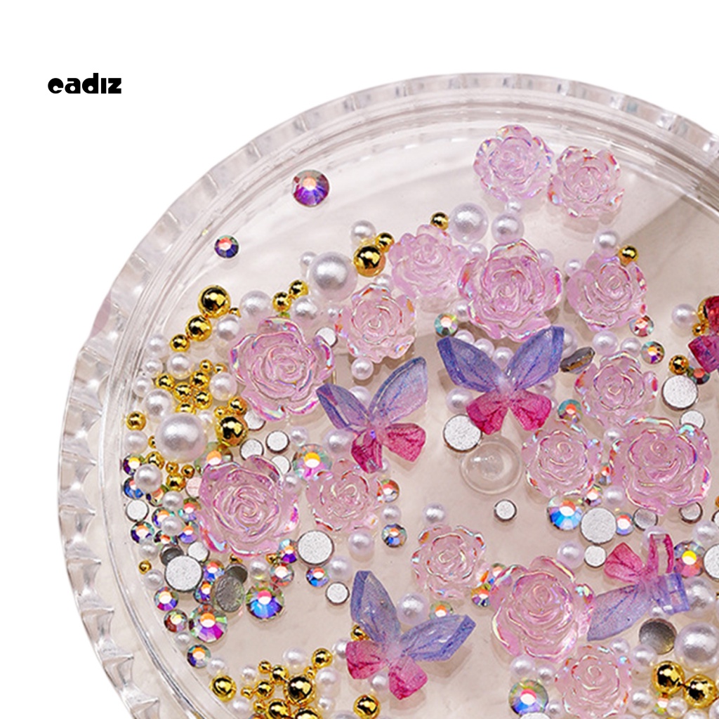 1 Hộp Hoa Trà Dán Trang Trí Móng Tay Nghệ Thuật