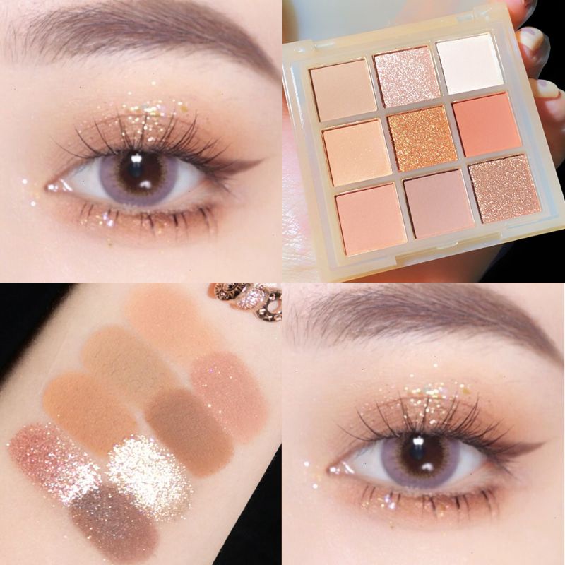 Bảng phấn mắt nội địa trung 9 ô vuông IC EECK STYLENANDA