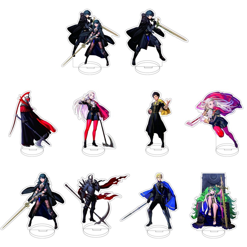Móc Khóa Acrylic Hình Biểu Tượng Game Fire Emblem Thời Trang Cổ Điển Dành Cho Nam Và Nữ
