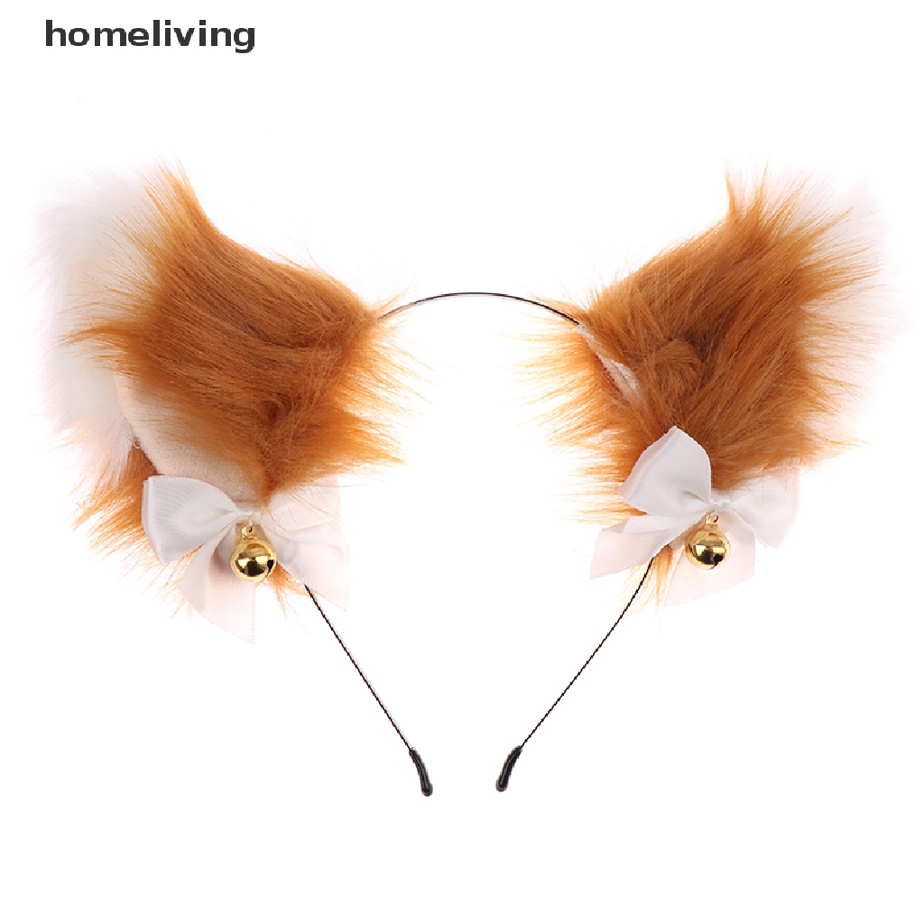 Cài Tóc Hình Tai Mèo Có Chuông 15 Màu Hóa Trang Halloween