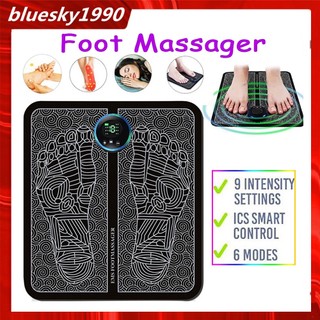Máy Massage Chân EMS Giúp Lưu Thông Khí Huyết, Thảm massage chân trị liệu đau mỏi bằng xung điện