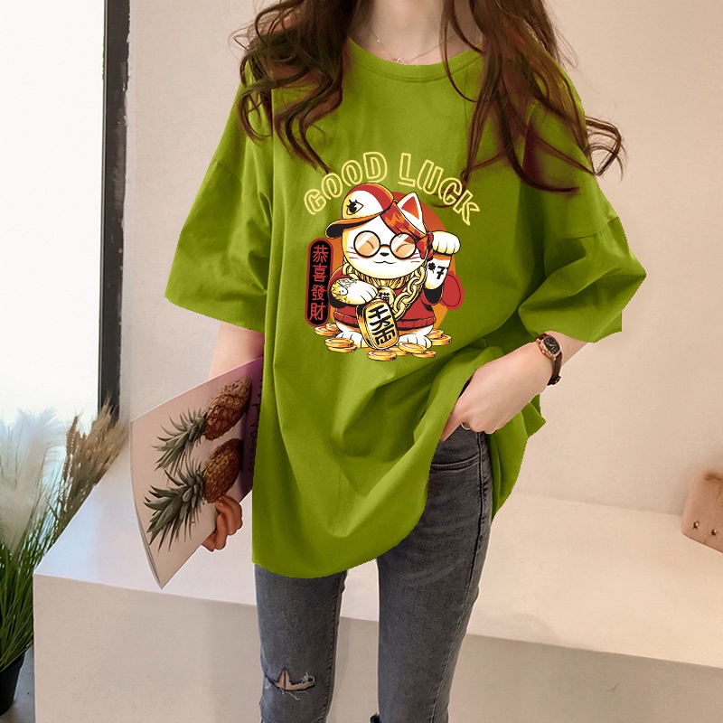 NRVP Áo Thun Unisex / Áo Thun Rộng Tay Ngắn In Hình Thỏ Năm Mới 2023 CNY / Trung Hoa