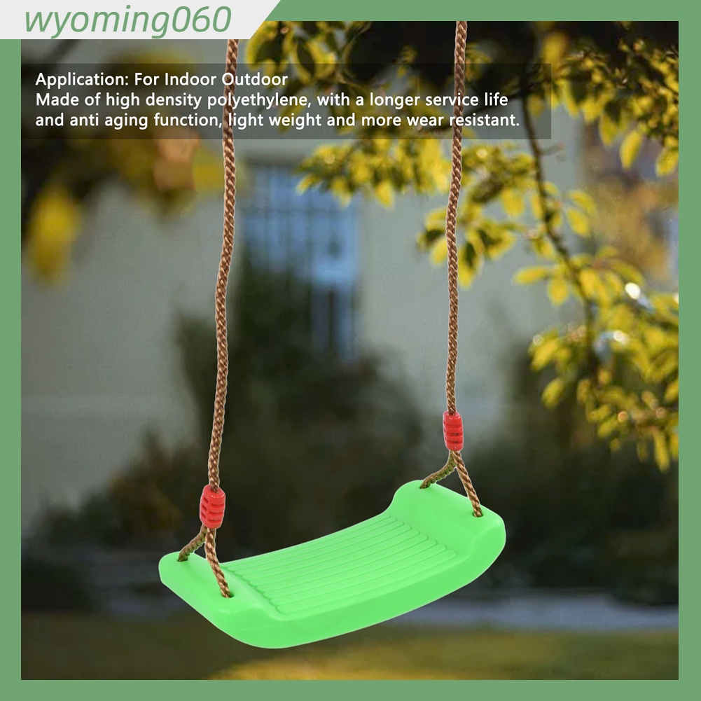✴Xích Đu Đồ Chơi Màu Xanh Lá Cây 44x16.5cm / 17.3x6.5in Cho Trẻ Em