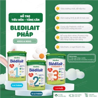 Sữa Bledilait Pháp số 1,2,3,4 lon 900g