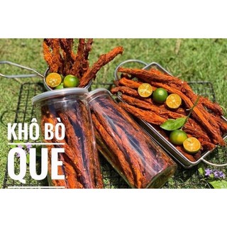 Khô bò que hồng ngự siêu ngon,kho bò tẩm vị vừa ăn/ khô bò que siêu cấp hộp 300gr