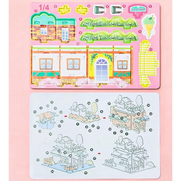 Đồ chơi lắp ghép hình 3D - mẫu siêu đẹp - chọn mẫu