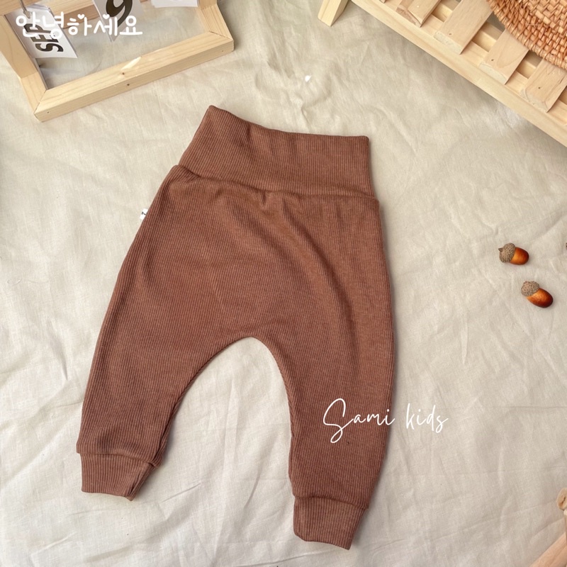 bộ dài tay cho bé thun tăm 5-14kg SAMIKIDS