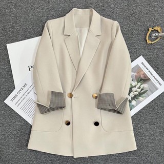 ÁO BLAZER 2 LỚP-ÁO VEST NỮ TAY LẬT CÚC ĐỒNG CÓ BIG SIZE