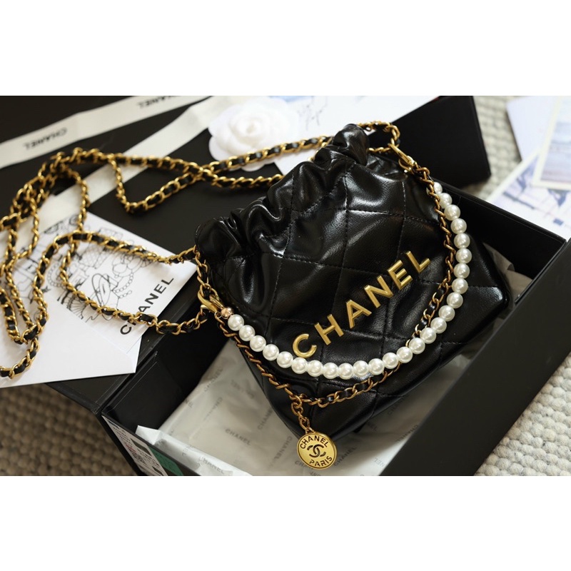 Túi CHA NE L 22 shopping bag mini fullbox