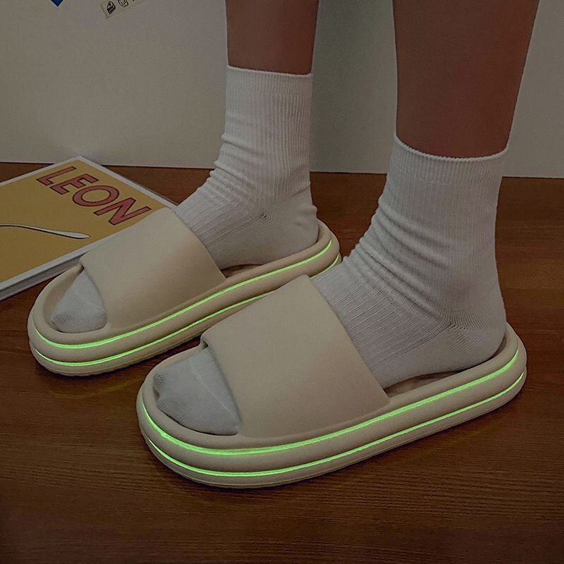 JY377 Dép phản quang nam nữ đế mềm đúc liền êm chân phong cách cá  tính năng động