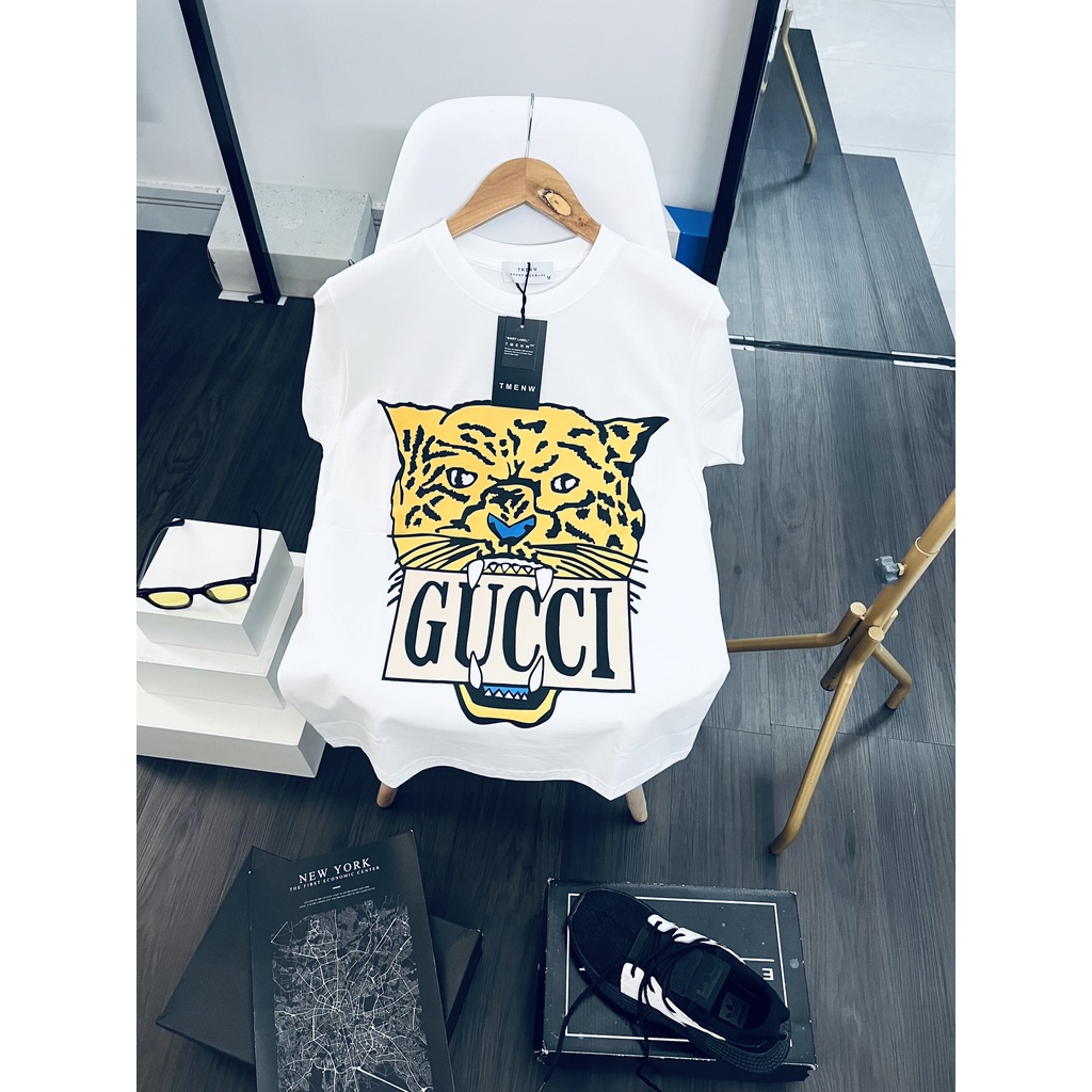 ÁO THUN COTTON IN HÌNH ĐẦU HỔ GUCCI 2022