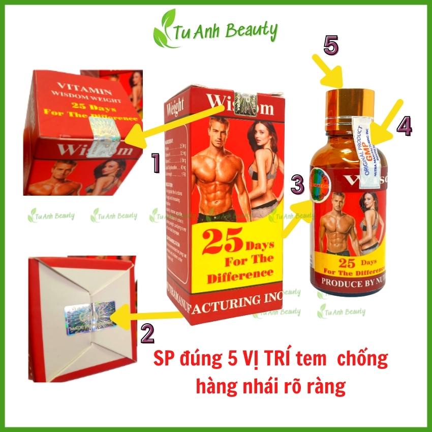 Tăng cân wisdom weight chính hãng indonesia, tăng cân an toàn không tích nước sản phẩm chính hãng