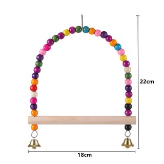 Bộ đồ chơi chim cưng, Thang gỗ Vẹt Lovebird, Xích đu, Cầu thang, Khung leo núi