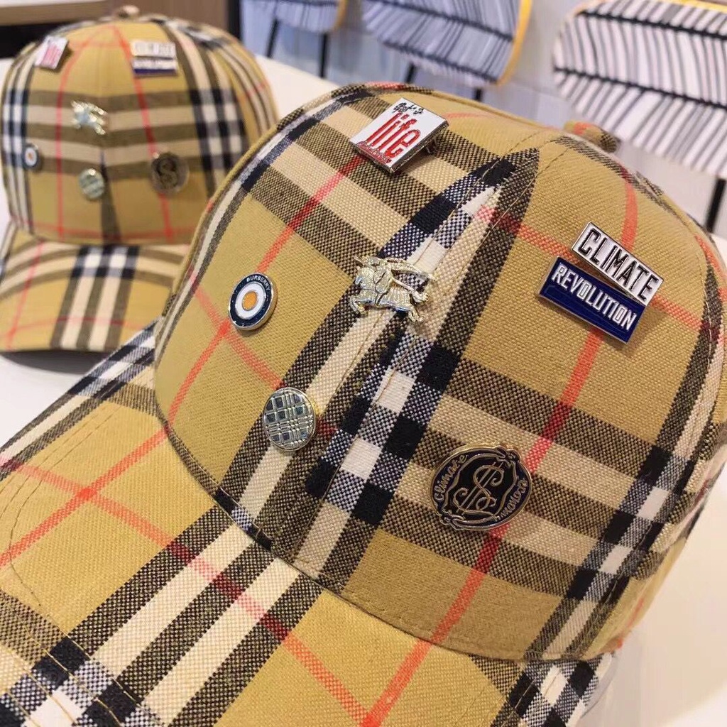 Mũ Lưỡi Trai Họa Tiết Kẻ Sọc Thời Trang Bốn Mùa Cho Nam Và Nữ