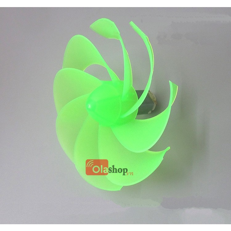 Cánh quạt 8 cánh mini đường kính 120mm trục 2mm