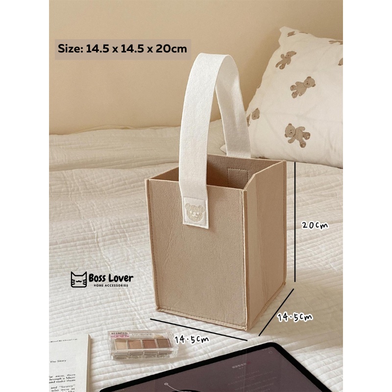 Túi nỉ xốp đựng đồ đa năng, bình nước, hộp cơm