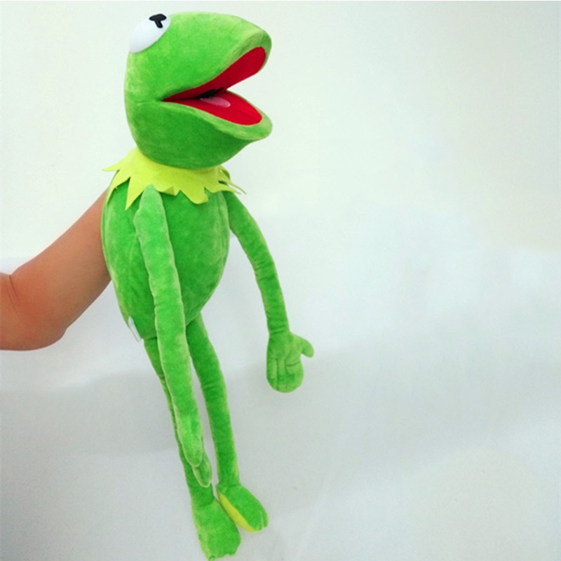 Lớn 60cm Mới Toàn Thân Kermit Ếch Tay Con Rối Mềm Mại Sang Trọng Đồ Chơi Quà Tặng Xmas Trẻ Em