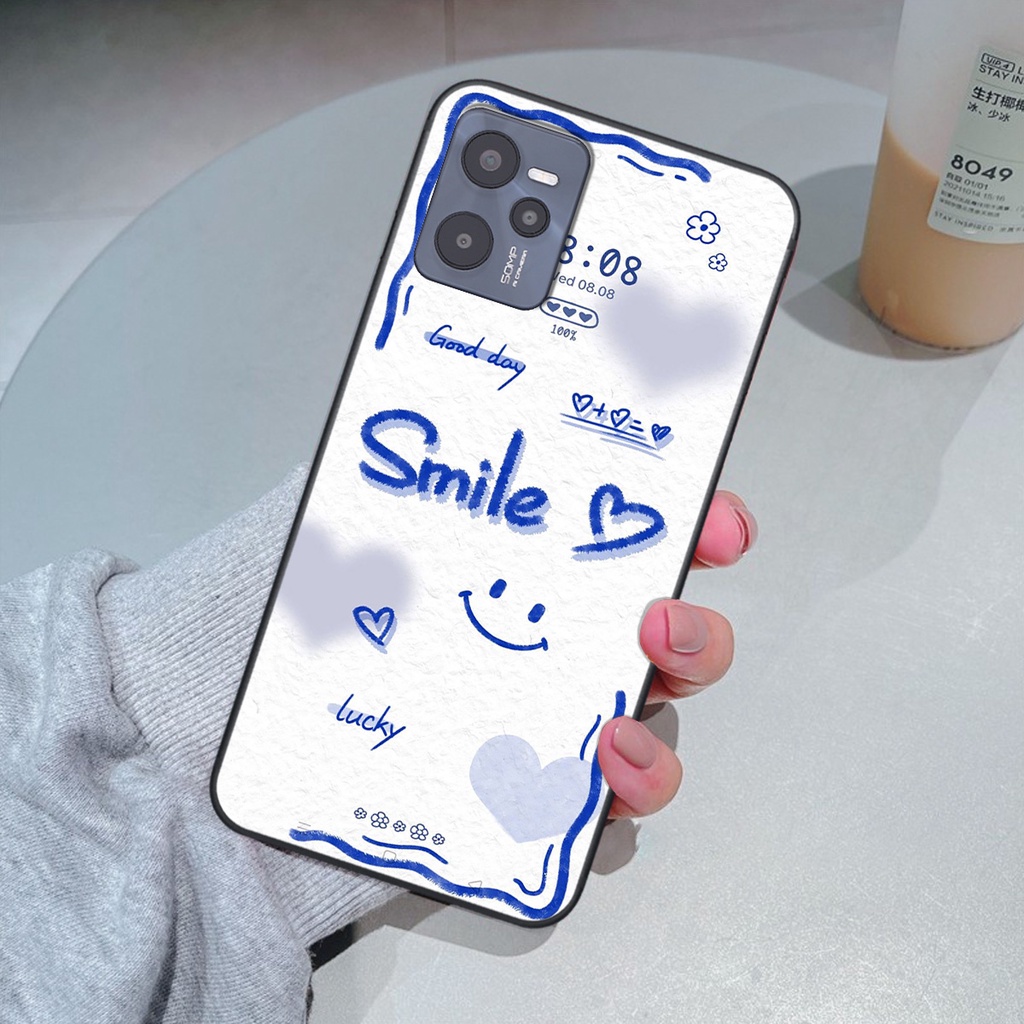 Ốp Realme C35 in hình gấu vịt caro nhiều màu sắc ngộ nghĩnh dễ thương