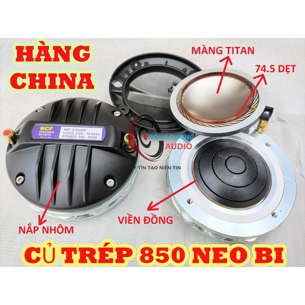 2 CỦ LOA TREBLE NEODYMIUM RCF 850 COIL 74.5MM DẸT CAO CẤP - TREBLE TỪ NEO - TREBLE NEO 750