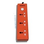 Ổ cắm có dây nhựa chịu nhiệt cao 3 ổ cắm đa năng + 1 công tắc dùng cho nồi lẩu , bếp  NES3320-5 - Nanoco