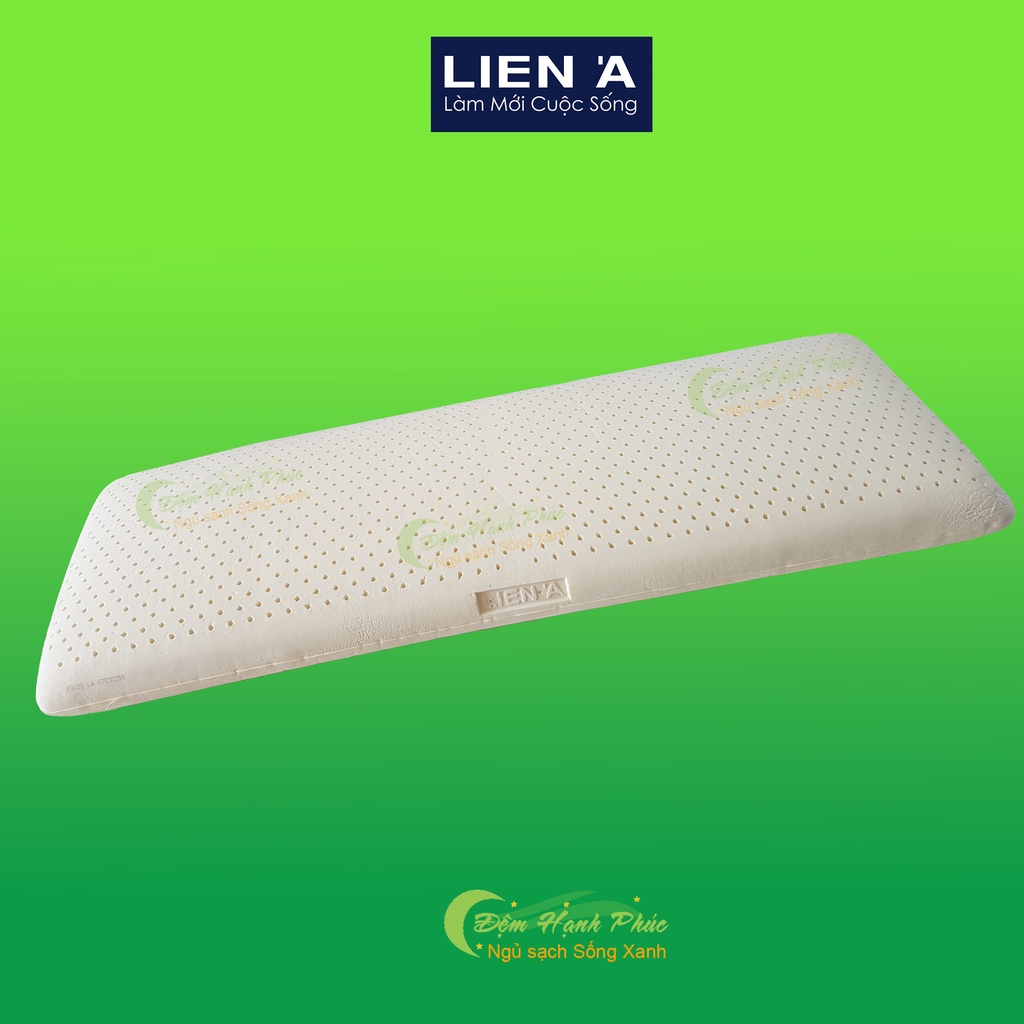 Gối đôi cao su Liên Á Oval 45x130x13cm