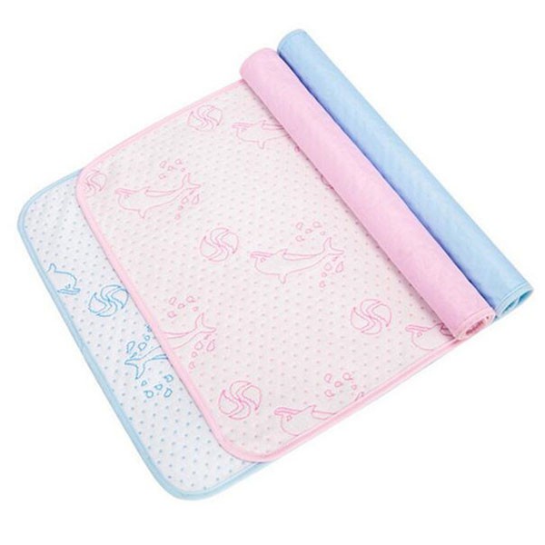 Lót thay bỉm chống thấm 4 lớp cho bé 48x68cm, lót thay tã cho trẻ sơ sinh - Baby Crab