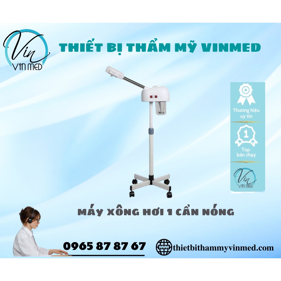 Máy xông hơi 1 cần nóng , Xông Mặt Spa , Chăm Sóc Da Mặt