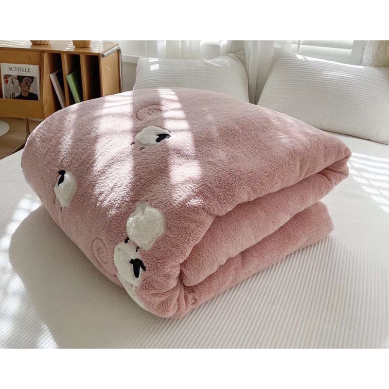 Chăn lông cừu bông xơ đậu nành