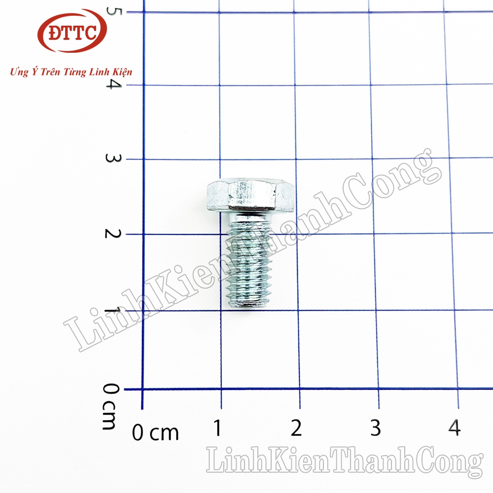 Bộ 2 Chiếc Bu Lông M6x12mm Lục Giác