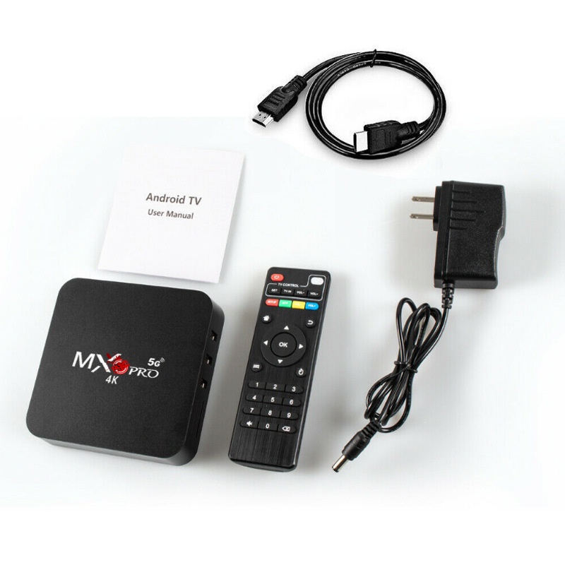Androi TV Box MXQ PRO 2022, Bản 16G-256GB, Wifi 5G
