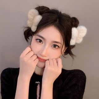 Kẹp Tóc Bướm / Cá Mập Phủ Lông Thời Trang Hàn Quốc