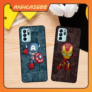 Ốp Lưng Điện Thoại Oppo Reno 6 - Reno 6 Z - Reno 6 Pro In Hình Marvel, Luffy Cute-Trend-CASE88.(3)