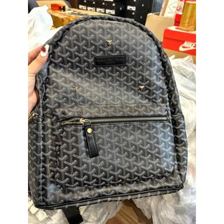 Balo Edmond Maison Monogram đen trắng