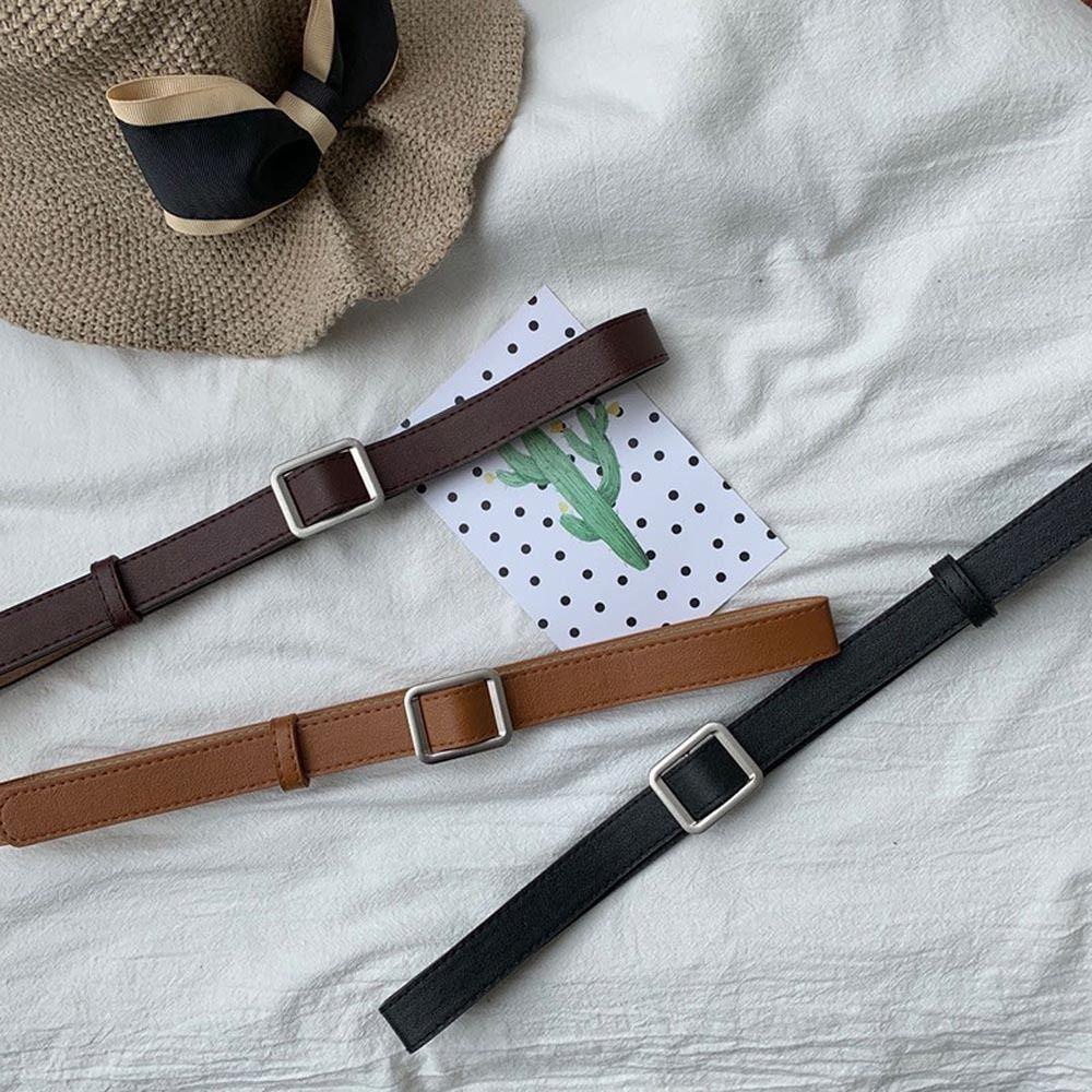 Thắt Lưng Khóa Kim Loại Không Xốp Thời Trang Cho Nam Nữ