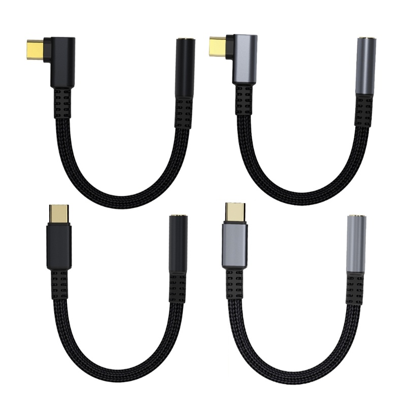 Cáp Chuyển Đổi USB Type C Sang 3 5mm Aux 4 9in HIFI Chuyên Dụng Chất Lượng Cao