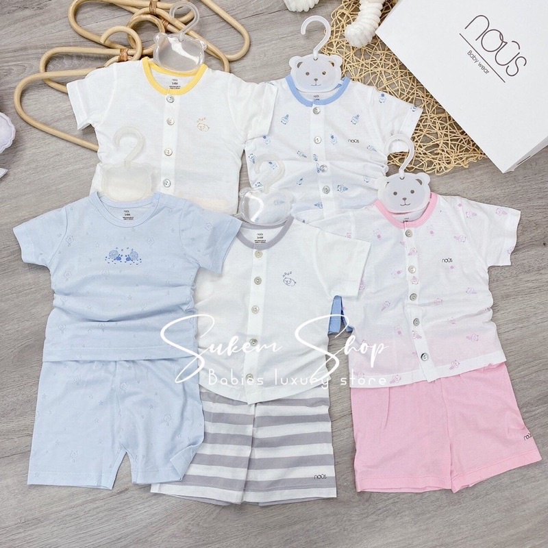 [Nous/Chính Hãng]Bộ quần áo chất petit, Nu air , Nu doux cho bé trai bé gái