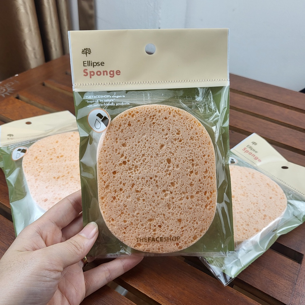 Bông mút rửa mặt  bọt biển The Face Shop Hàn Quốc  dụng cụ rửa mặt siêu mềm